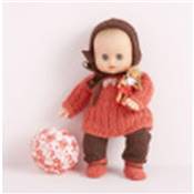 12 Tenues de poupons au tricot - Poupon de 28 Cm