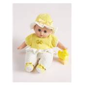 12 Tenues de poupons au tricot - Poupon de 28 Cm