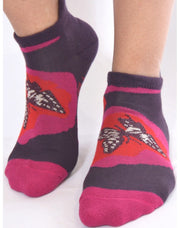 Socquettes femme originales Papillons