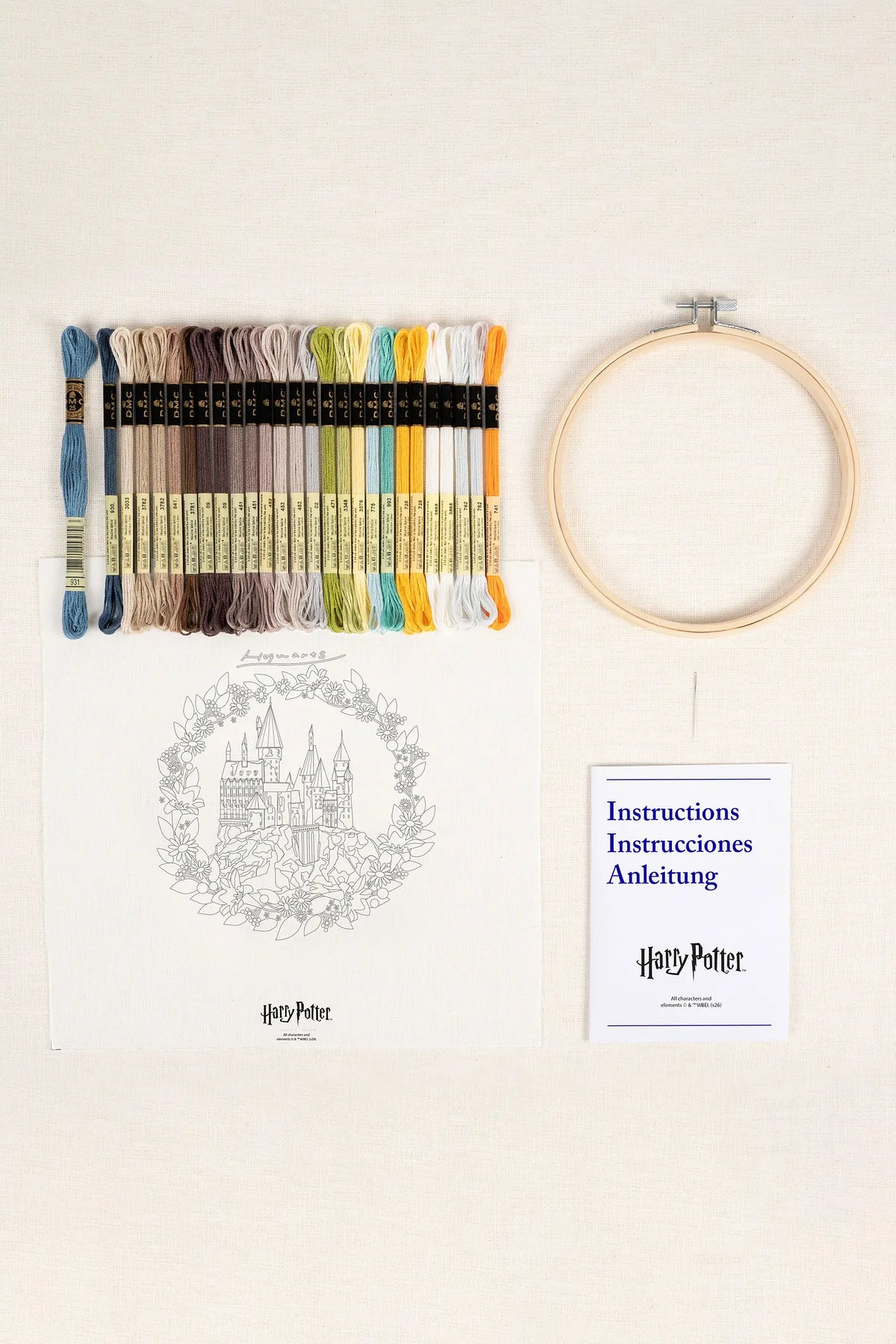 Kit de broderie Château de Poudlard DMC