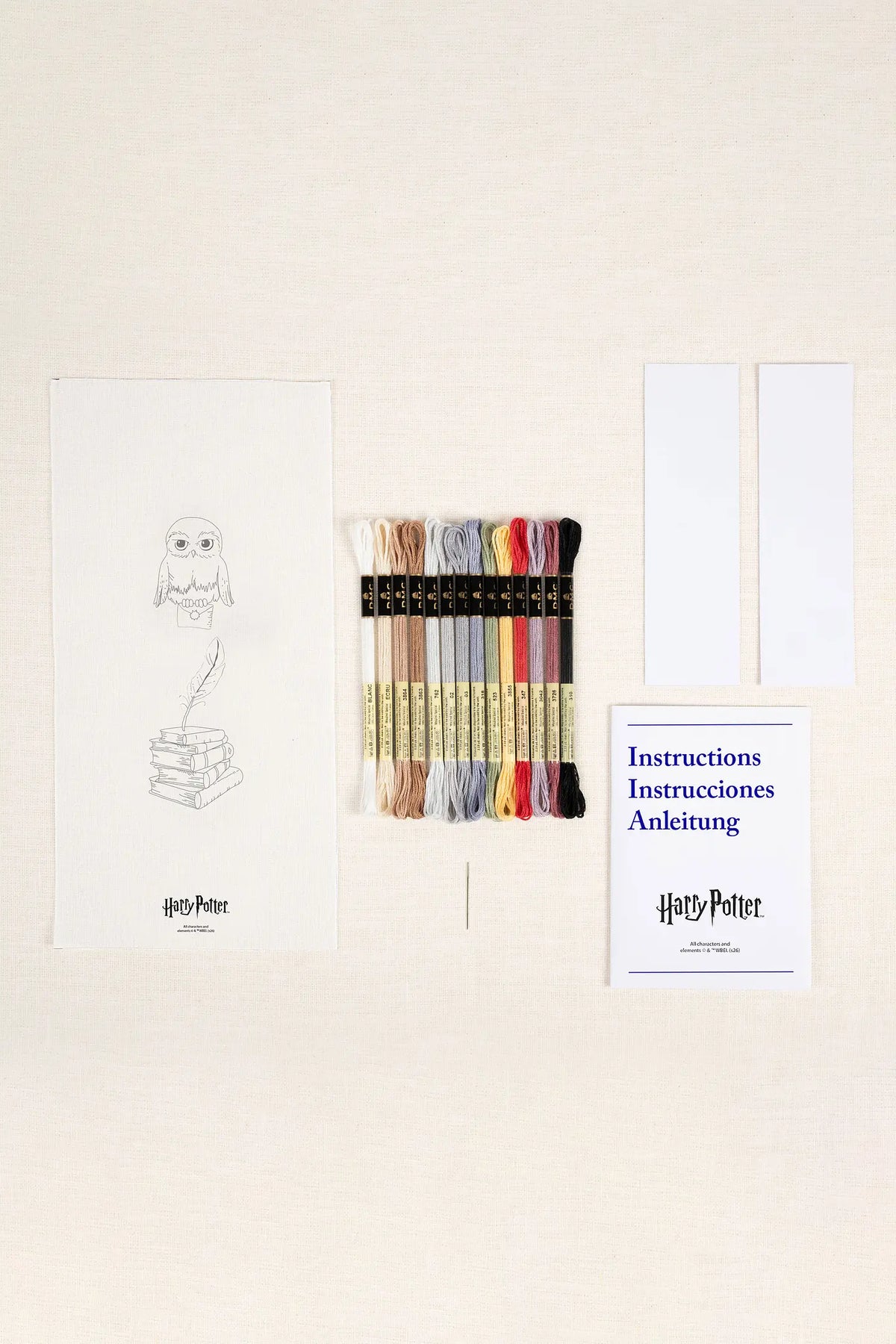 Kit Marque-pages à broder Hedwige DMC