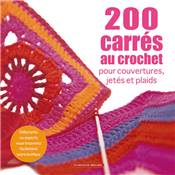 200 Carrés au crochet pour couvertures, jetés et plaids