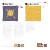 200 Carrés au crochet pour couvertures, jetés et plaids