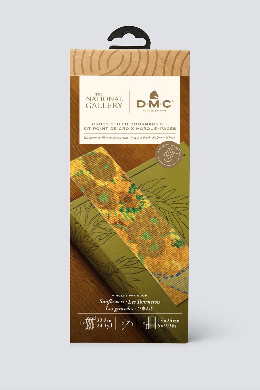 Kit marque-pages "Les Tournesols" de Van Gogh DMC