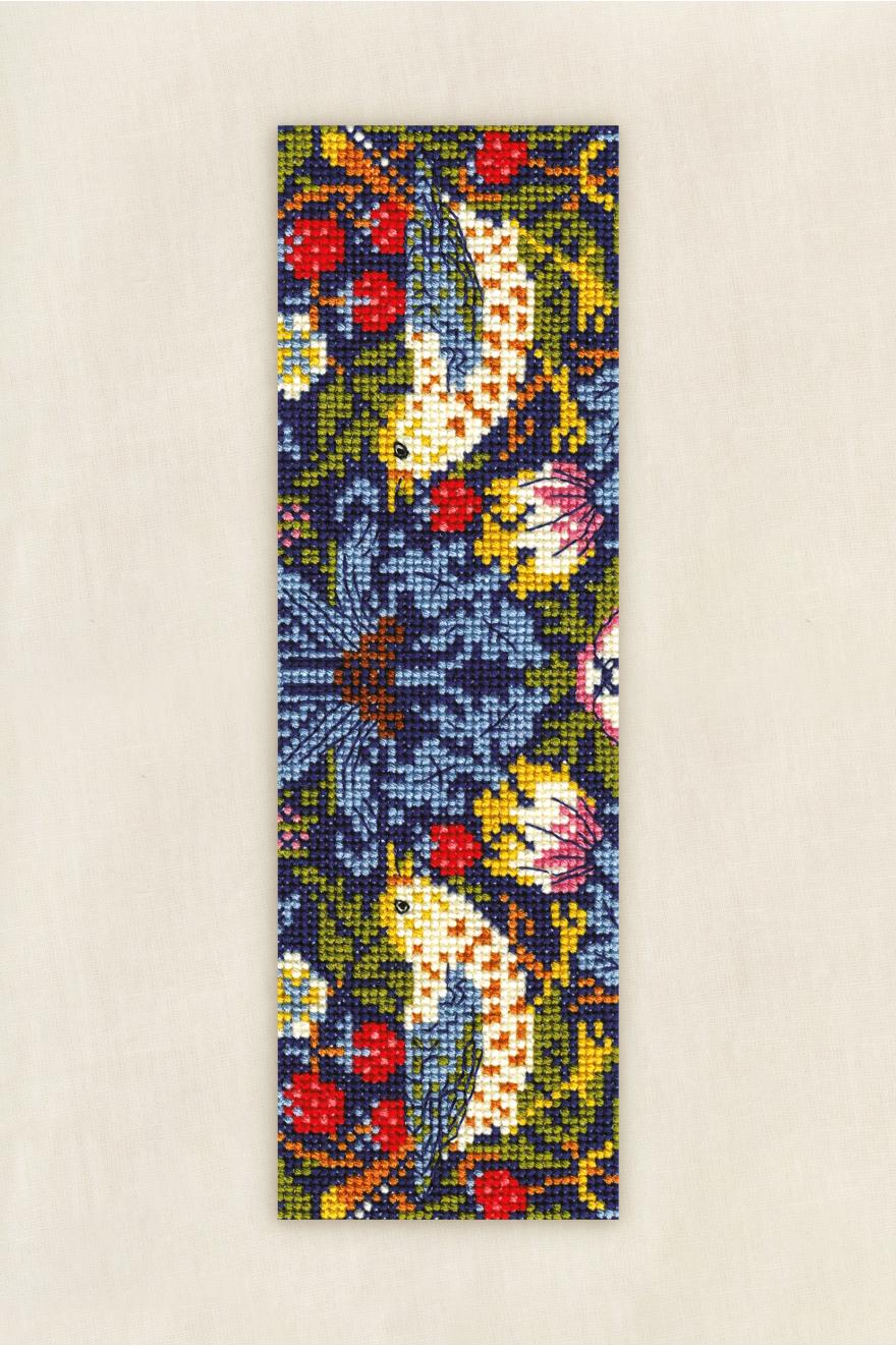 Kit marque-pages "Le voleur de fraises" de William Morris DMC