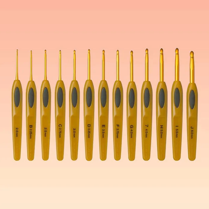 Crochet soft grip manche ergonomique CLOVER