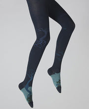 Collants en Coton Femme Reflets d'un arbre