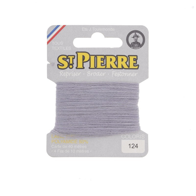 Fil à repriser en laine carte de 10m SAINT PIERRE