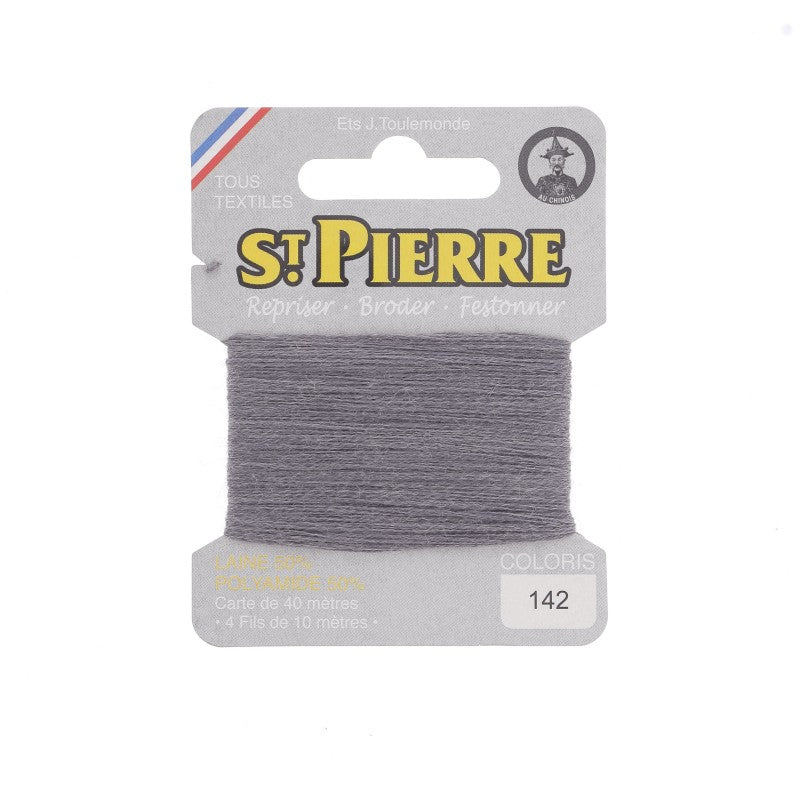 Fil à repriser en laine carte de 10m SAINT PIERRE