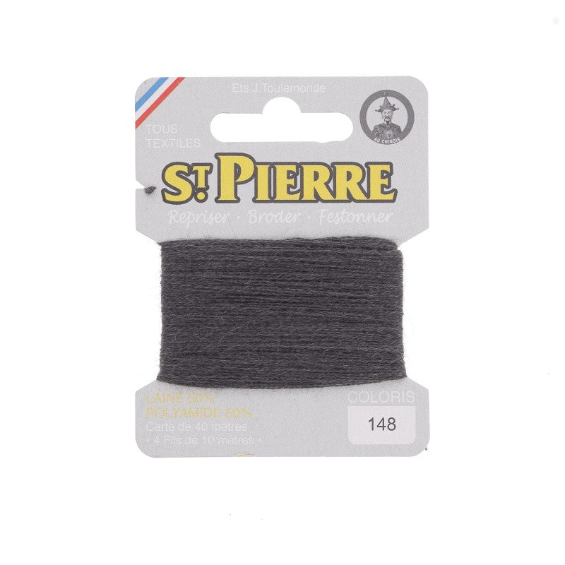 Fil à repriser en laine carte de 10m SAINT PIERRE