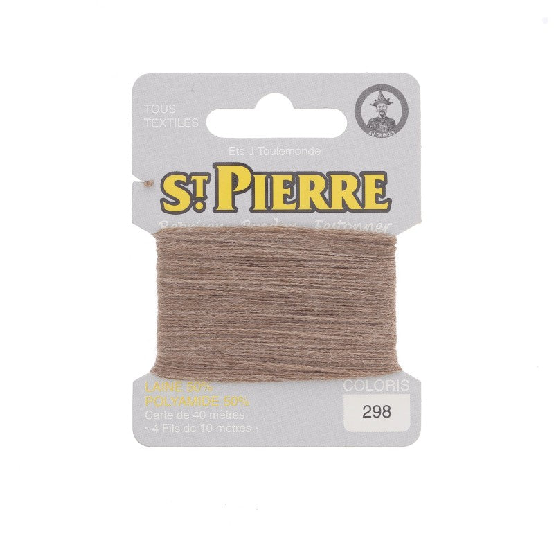 Fil à repriser en laine carte de 10m SAINT PIERRE