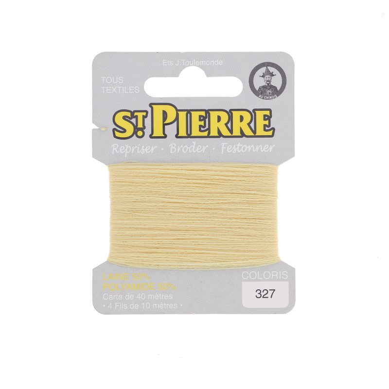 Fil à repriser en laine carte de 10m SAINT PIERRE