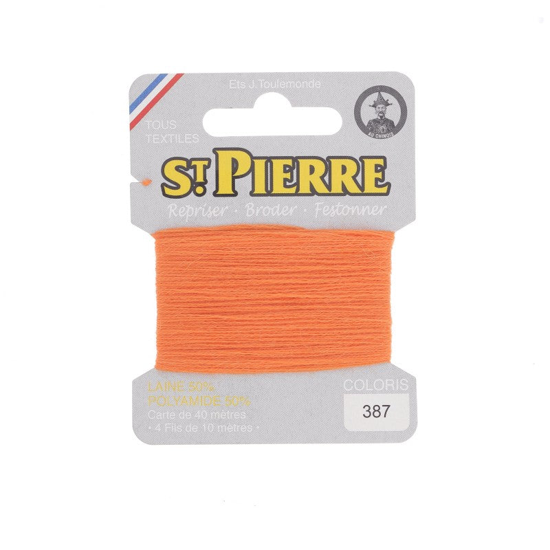 Fil à repriser en laine carte de 10m SAINT PIERRE