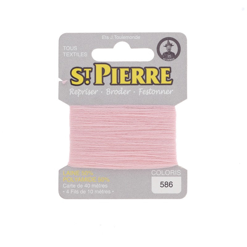 Fil à repriser en laine carte de 10m SAINT PIERRE