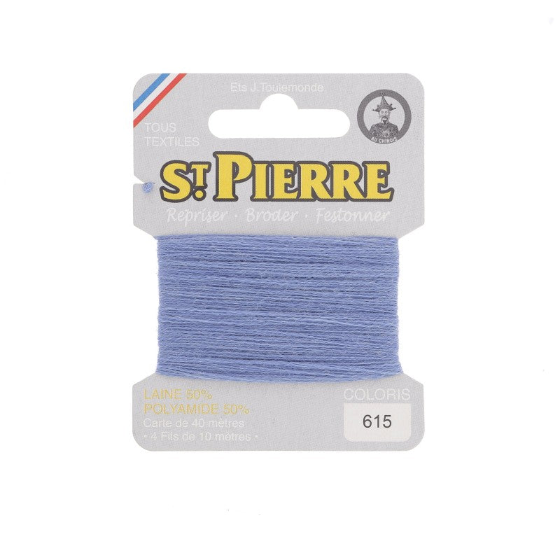 Fil à repriser en laine carte de 10m SAINT PIERRE