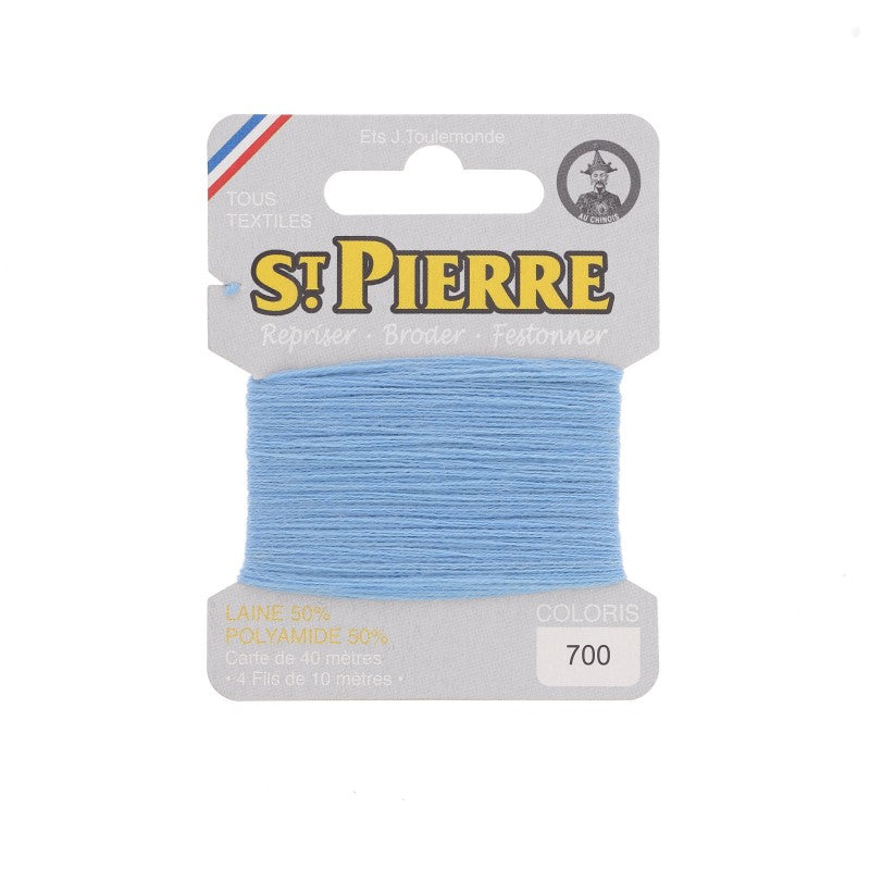 Fil à repriser en laine carte de 10m SAINT PIERRE