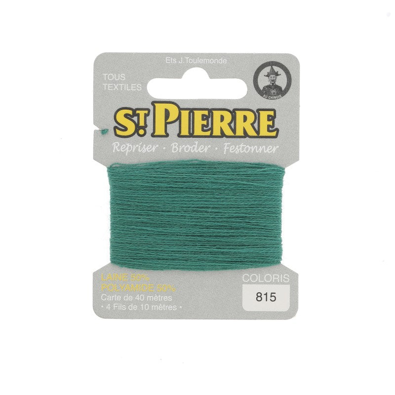 Fil à repriser en laine carte de 10m SAINT PIERRE