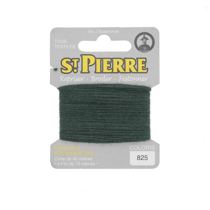 Fil à repriser en laine carte de 10m SAINT PIERRE