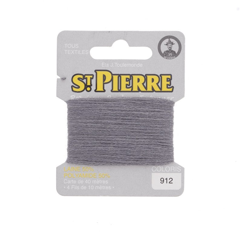 Fil à repriser en laine carte de 10m SAINT PIERRE
