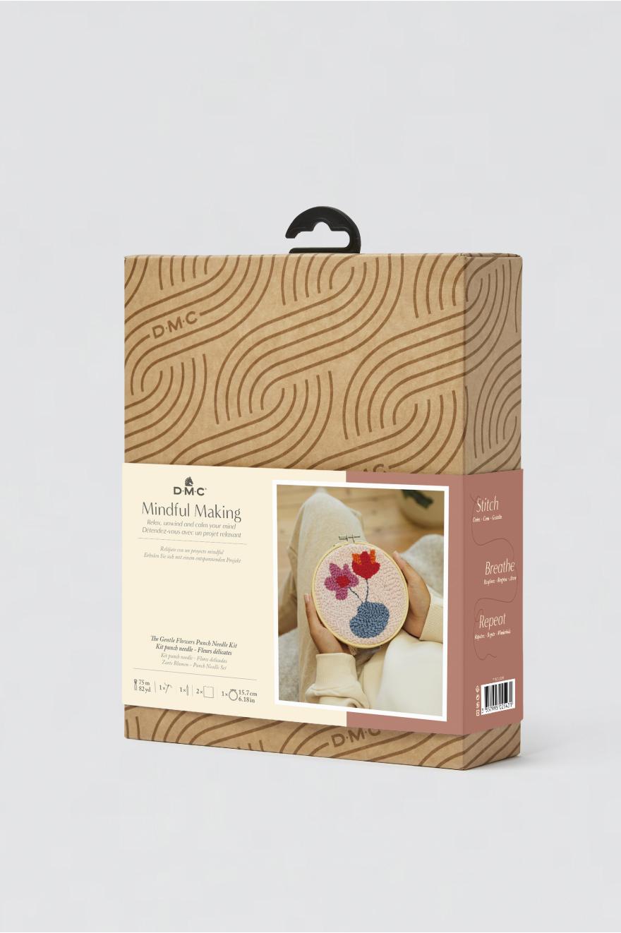 Kit Punch Needle Fleurs délicates DMC